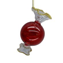 Jõuluehe JOY CANDY RED 10cm, klaas