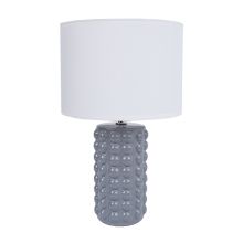 Table lamp DUNIK H39cm, grey