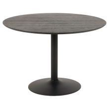 Dining table IBIZA D110xH74cm, black