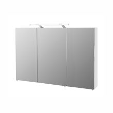 Peegelkapp LED-valgustusega DORINA 120x16xH71cm, valge läige
