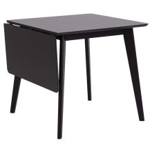 Söögilaud ROXBY 80/120x80xH76cm, must
