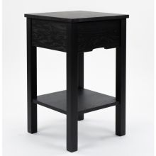 Nightstand BLACK oak