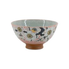Bowl HARU D11.5xH6cm "Cherry Blossom on Pink"