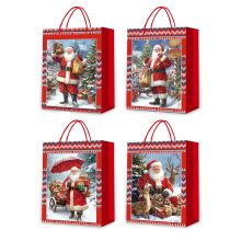 Kinkekott SANTA DAY S, 18x24x8,5cm, mix