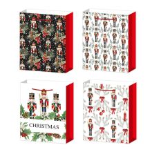 Kinkekott XMAS NUTCRACKER S, 18x24x8,5cm, mix