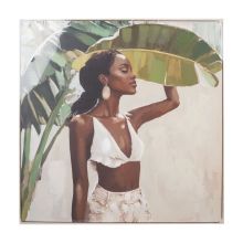 Maal raamiga FAMOUS 82,5x82,5cm, "Rihanna"