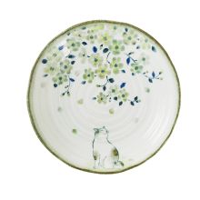 Taldrik HIDAMARI D22xH4cm kass ja kirsiõied