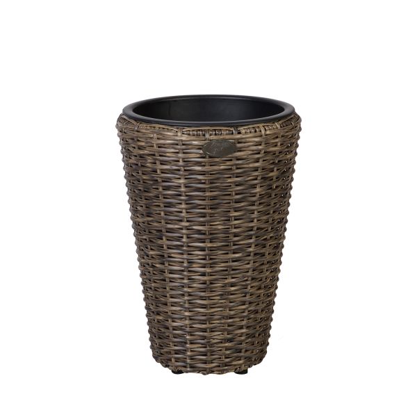 Lillepotiümbris WICKER D28xH40cm, tumepruun