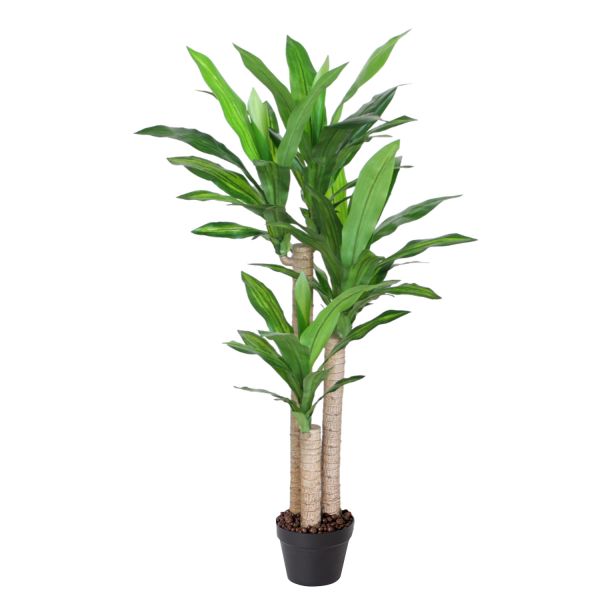 Искусственное дерево DRACAENA H125см, чёрный горшок