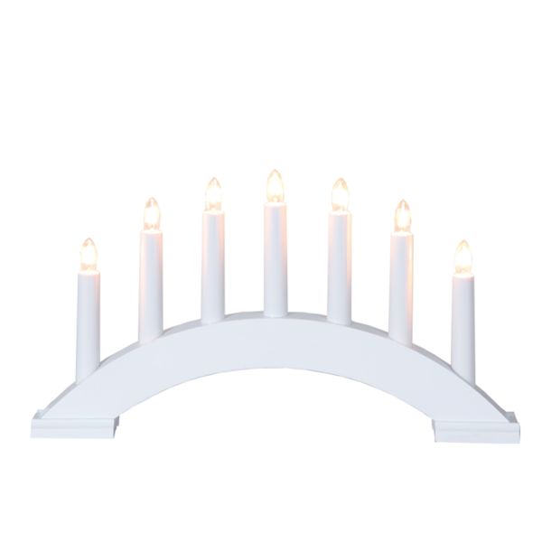 Электрический подсвечник BEA 7, 39xH22см, белый