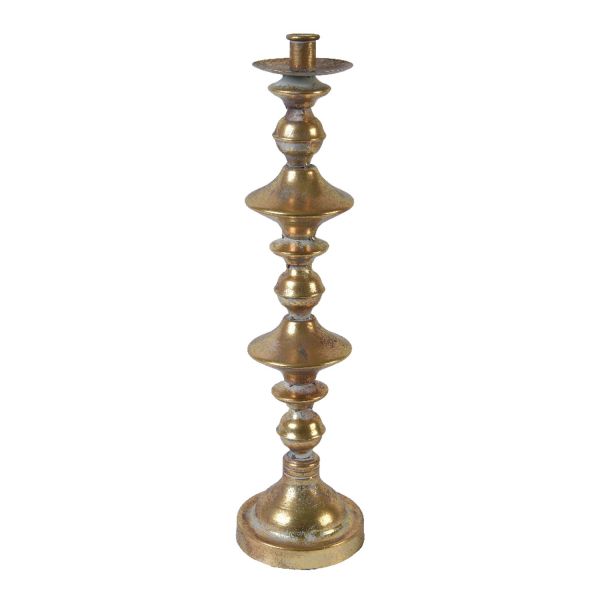 Candle holder LORENZO H46,5cm, golden