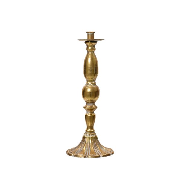 Candle holder LORENZO H37cm, golden