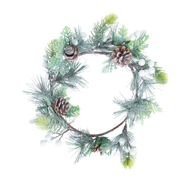 Pärg GREENLAND_D20cm, valged marjad