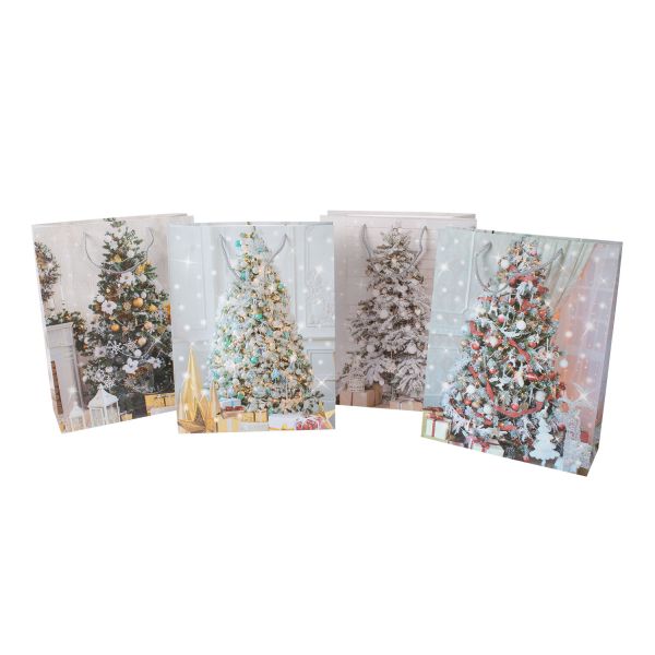 Kinkekott XMAS TREE, 31x40x12cm, mix