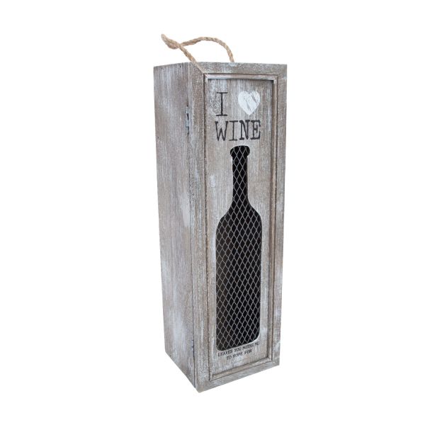 Wine bottles holder  HAZEL 11x10xH34cm