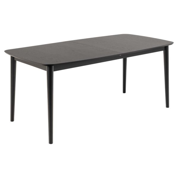 Dining table MONTREUX 180/219x90xH75cm, black