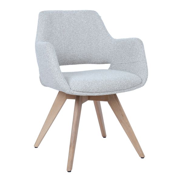 Chair MONA swivel, light beige