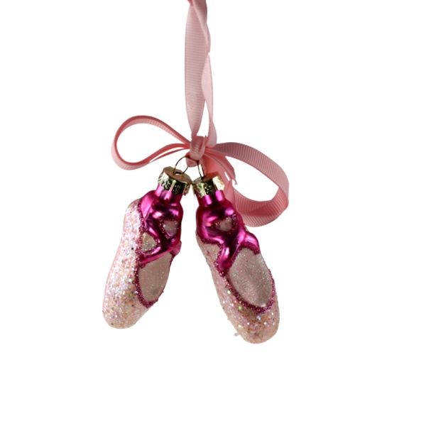 Jõuluehe BALERIINI SUSSID, 7.5cm, roosa