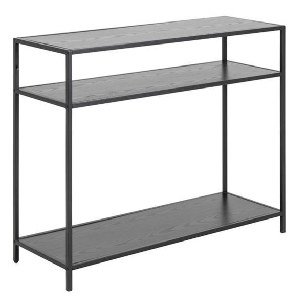 Side table SEAFORD 100x35xH79cm, black