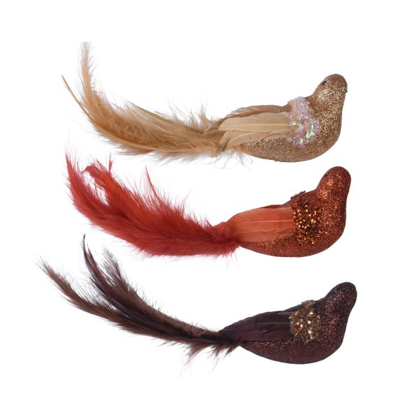 Jõuluehe SHINE BIRD 19cm, mix