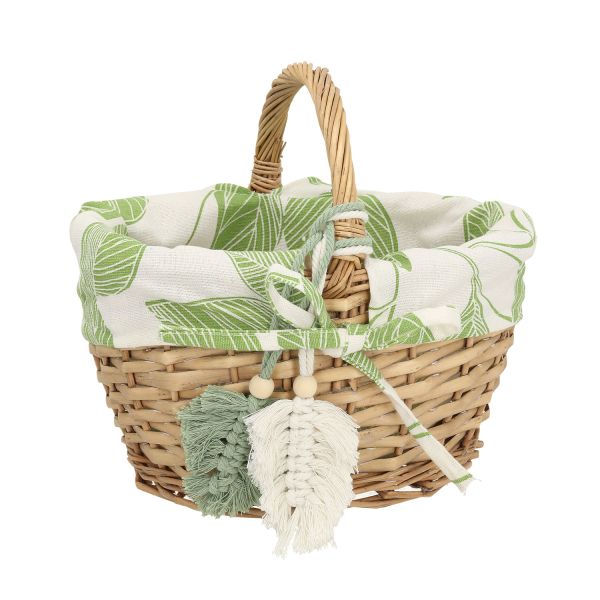 Basket WILLI MIRO 23x18xH13/20cm