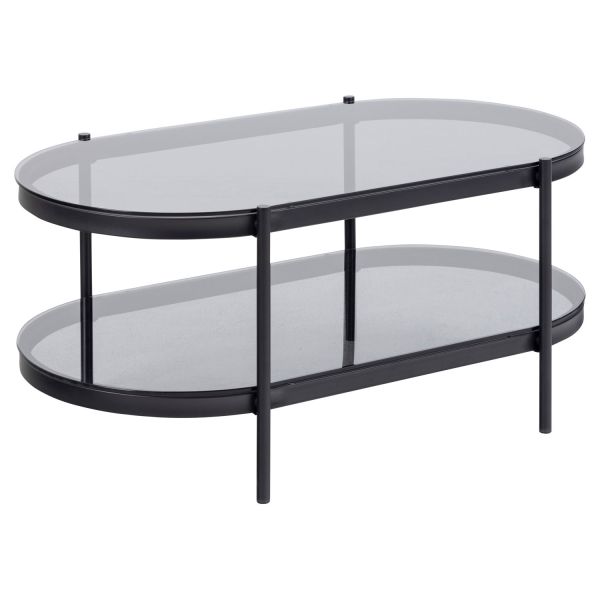 Coffee table BAYONNE 95x50xH42cm, grey