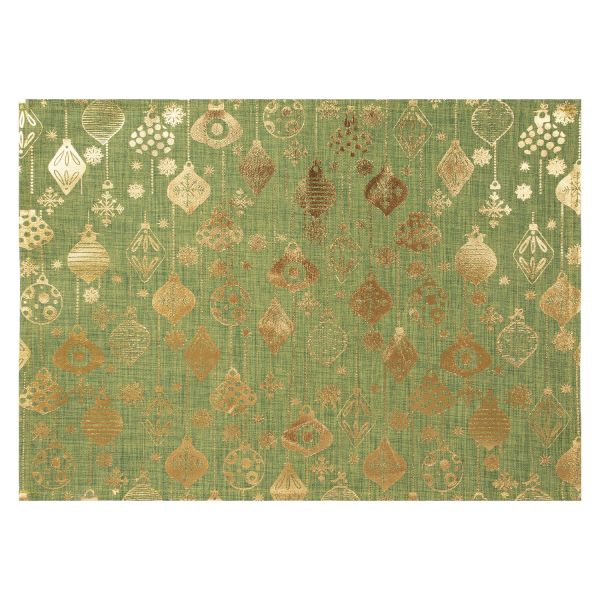 Table mat GLORY 30x45cm, golden ornaments