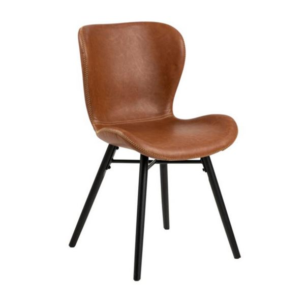 Chair BATILDA brandy/black
