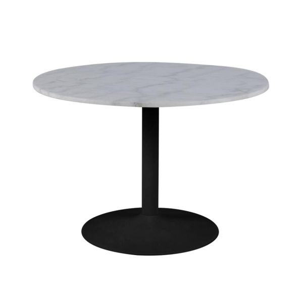 Dining table TARIFA D110x75cm, white marble
