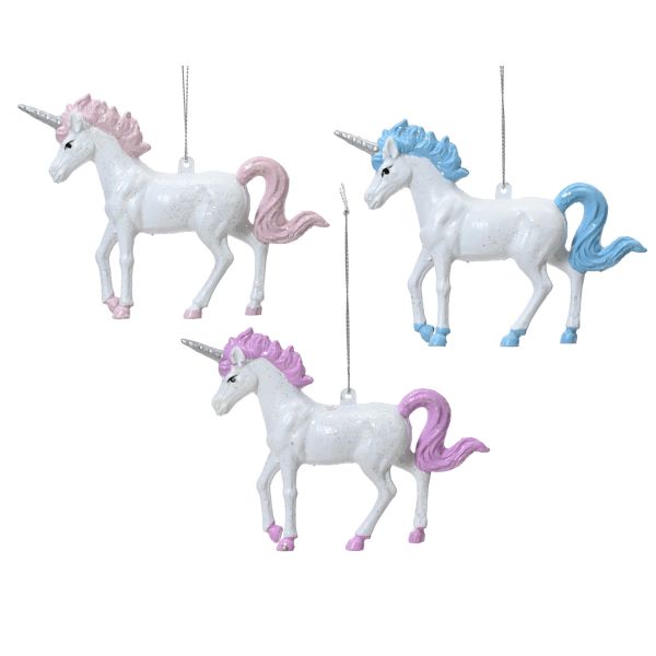 Jõuluehe SHINE UNICORN 14cm, mix