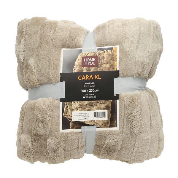 Pleed CARA XL 200x230cm, beež