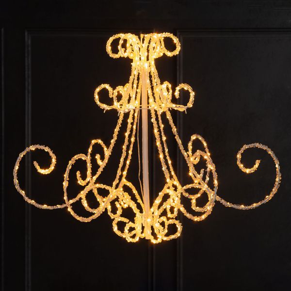 LED-light decoration LIGHT 540LED, D76xH60cm chandelier-shaped