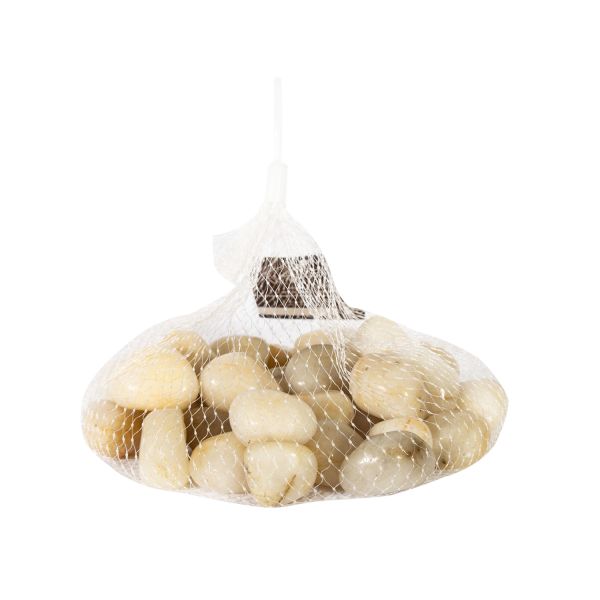 Декоративные камни DECOR STONE, белые маленькие камни, вес: 500г.