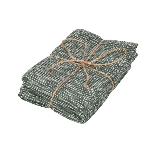 Kitchen towel BAMBOO 2pcs 50x70cm, moss green