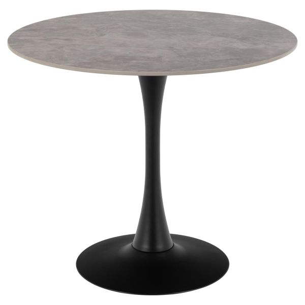 Dining table MALTA D90xH75cm, grey