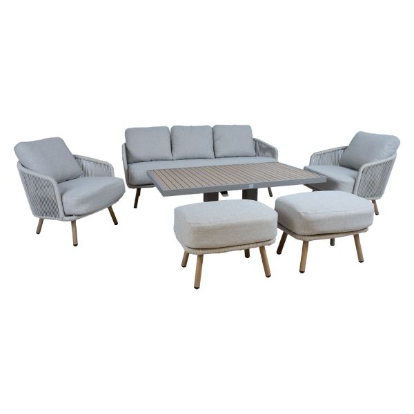 Комплект садовой мебели MALISE 6-частей, бежевый