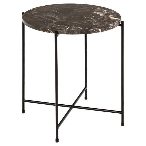 Side table AVILA D42xH45cm, brown