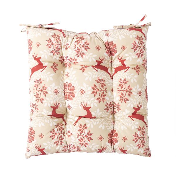 Chair pad WINTER GARDEN 40x40cm, deer