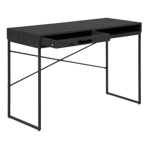 Desk SEAFORD 110x45xH75cm, black