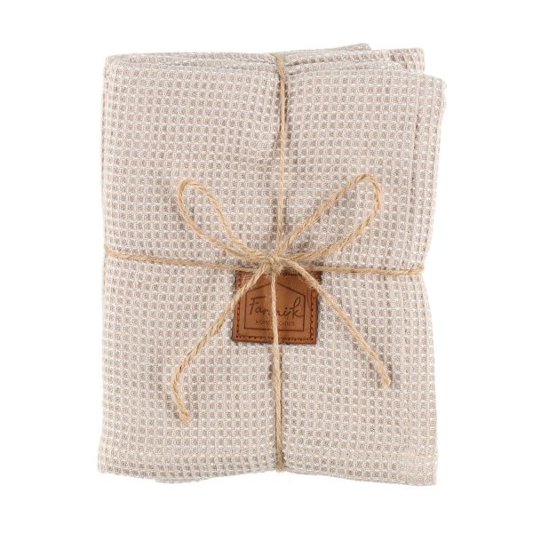Kitchen towels 2pcs BAMBOO 50x70cm, beige