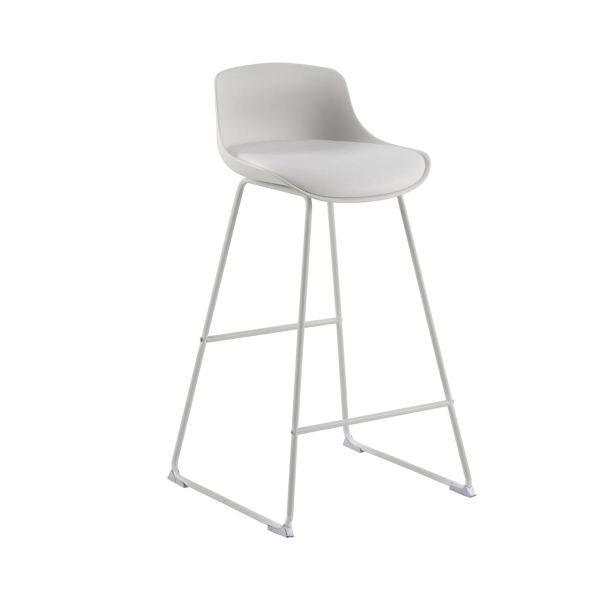 Bar stool TINA white/white