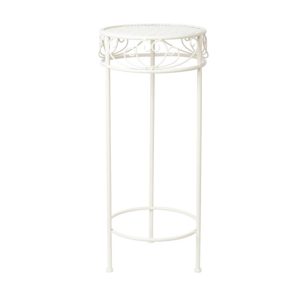 Flower stand SANDY D30xH70cm, antique white