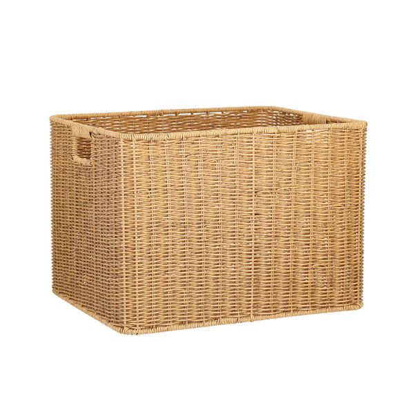 Basket BASILE 42,5x34xH30cm, natural