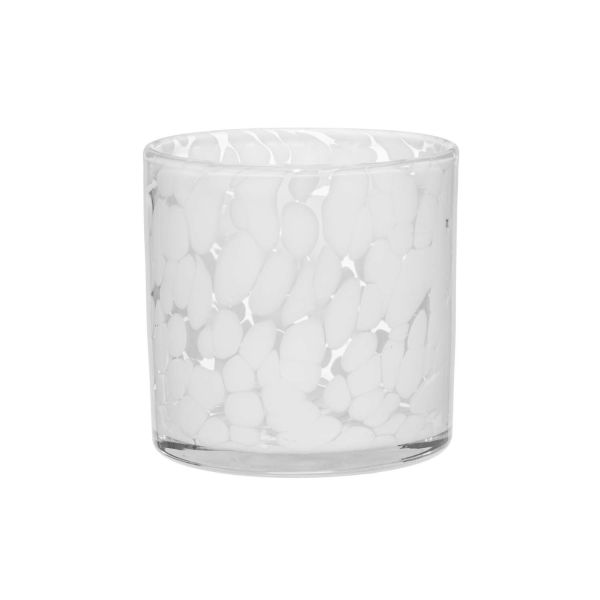 Candle holder RIEKKO 10cm, white