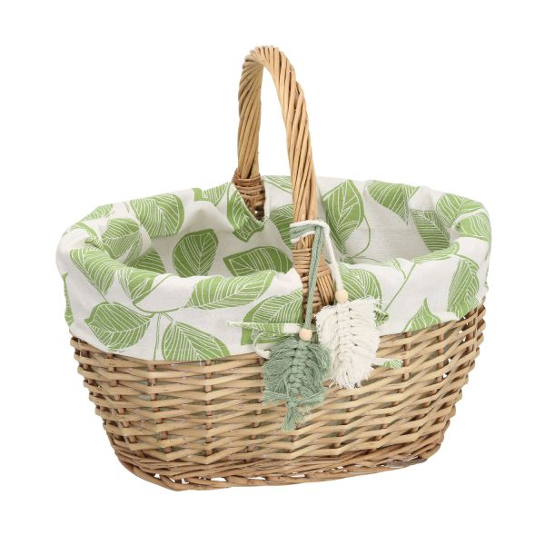 Basket WILLI MIRO 42x31xH23/38cm