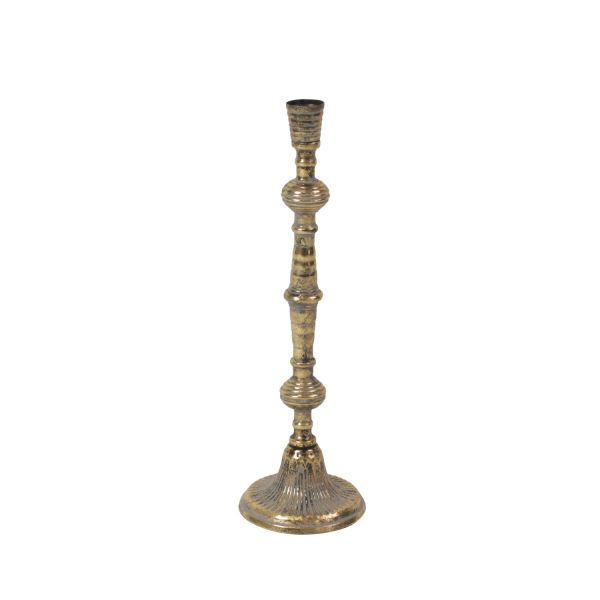 Candle holder ANTIQUE 43cm, golden