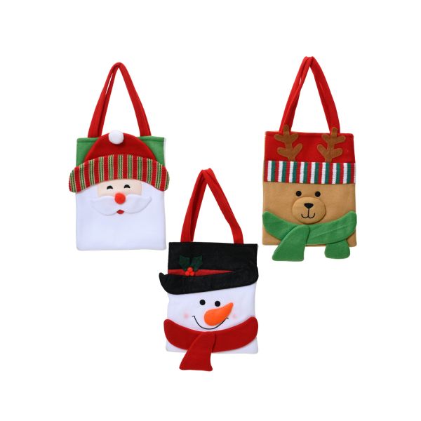 Jõulukott SHINE GIFT 20x25cm, mix