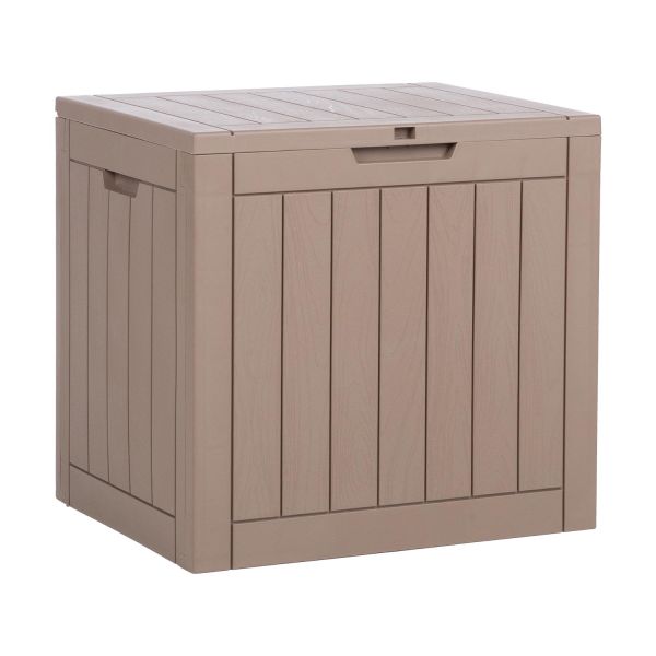 Storage box PORTOLA 56x43xH53cm/118L, beige plastic