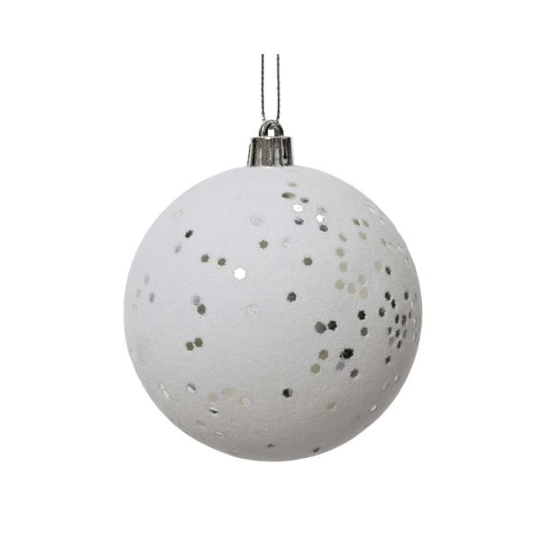 Jõuluehe GLOW VELVET H8cm, valge