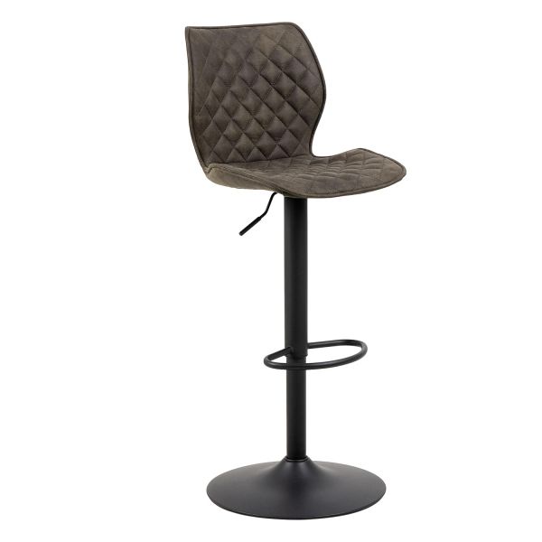 Bar stool NAOMI dark grey
